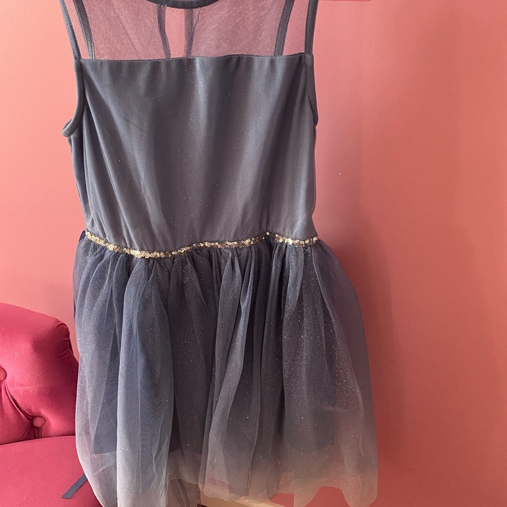 Lilt Blue Mesh Dress